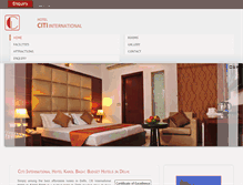 Tablet Screenshot of hotelcitiinternational.com